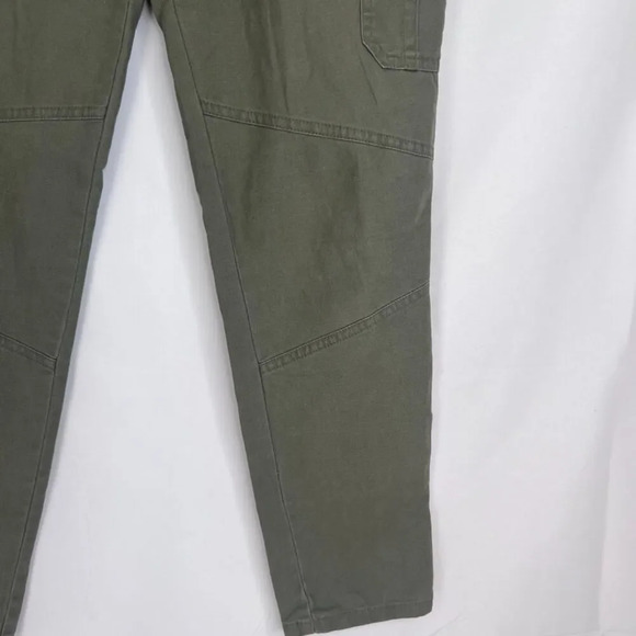 I Love Ronson Army Green Black Zippers Cargo Gorpcore Pants Size 6 - Picture 5 of 9
